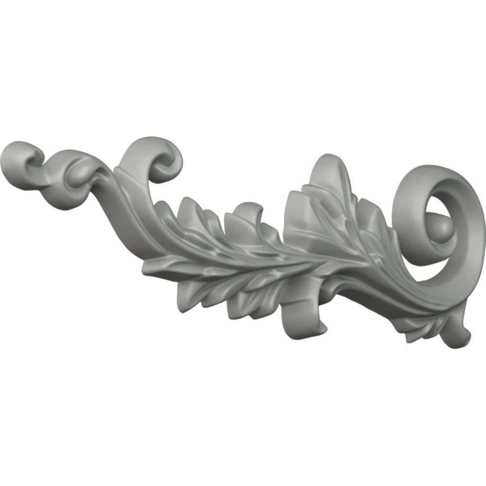 Ekena Millwork 15 3/4"W x 5 1/8"H x 1 1/8"P Robin Scroll Onlay, Left