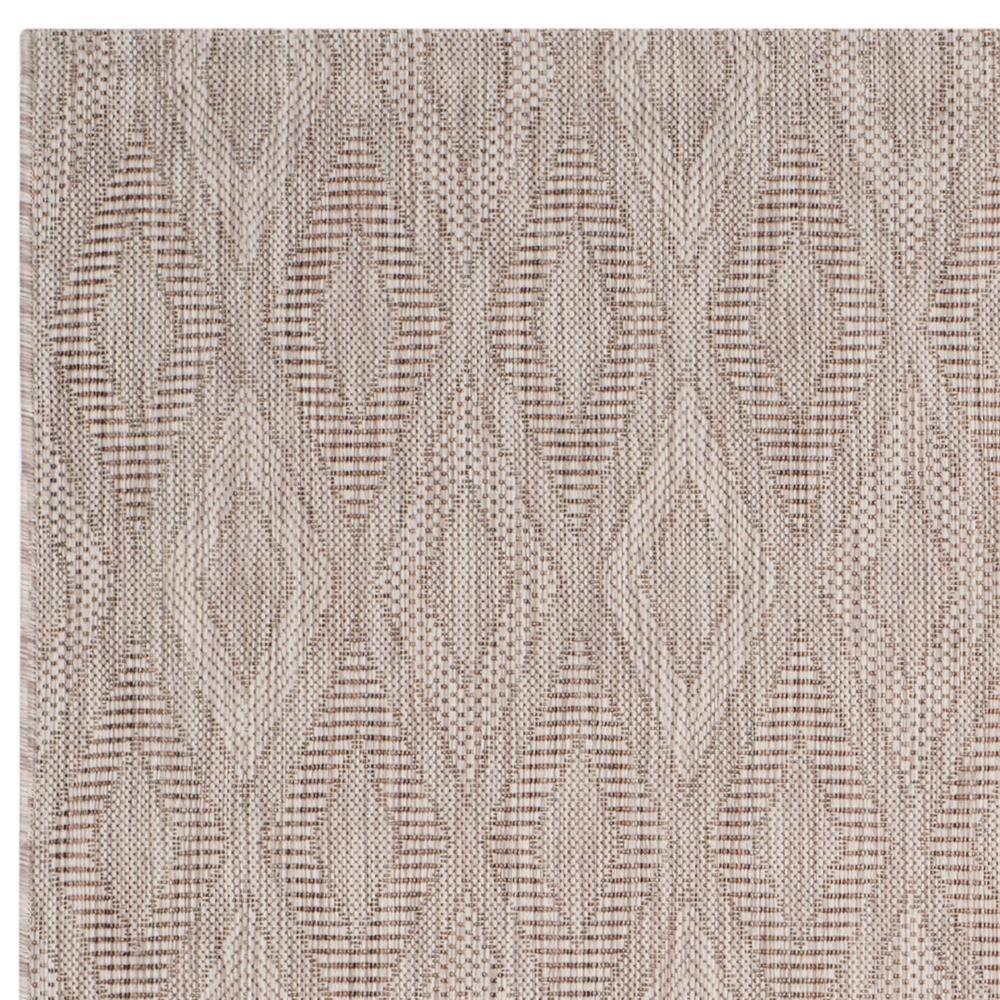 Courtyard CY8522 Power Loomed Indoor and Outdoor Area Rug - Beige/Beige - 6'7"x6'7" - Safavieh