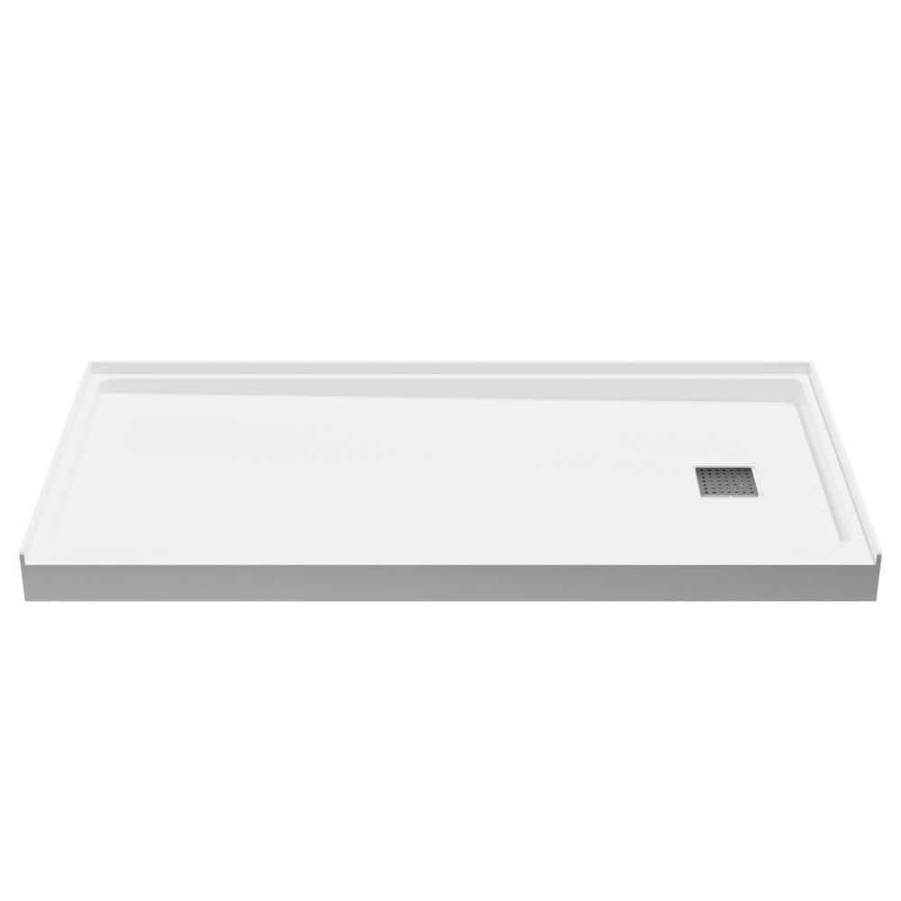 30'' W 60'' D Rectangular Triple Shower Base