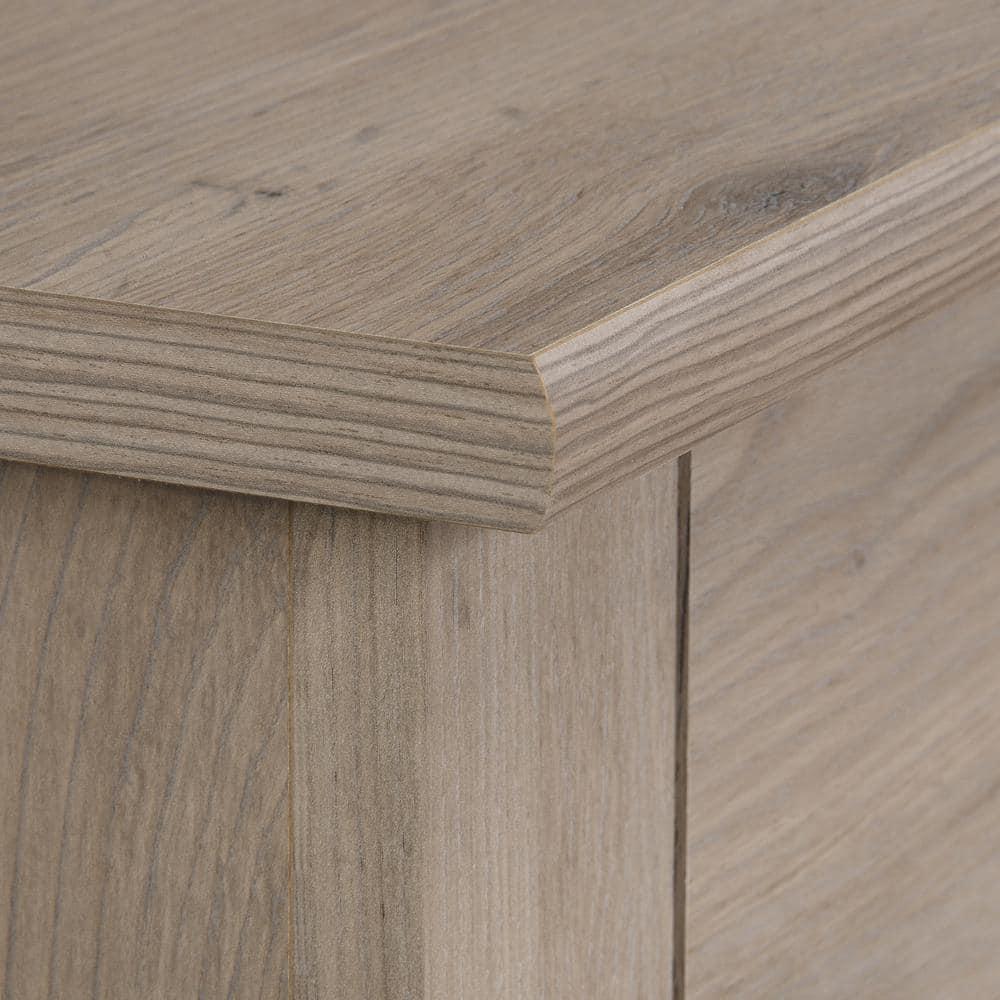 2 Drawer Lateral File Cabinet Laurel Oak - Sauder: Full Extension, Legal/Letter Size, Interlocking