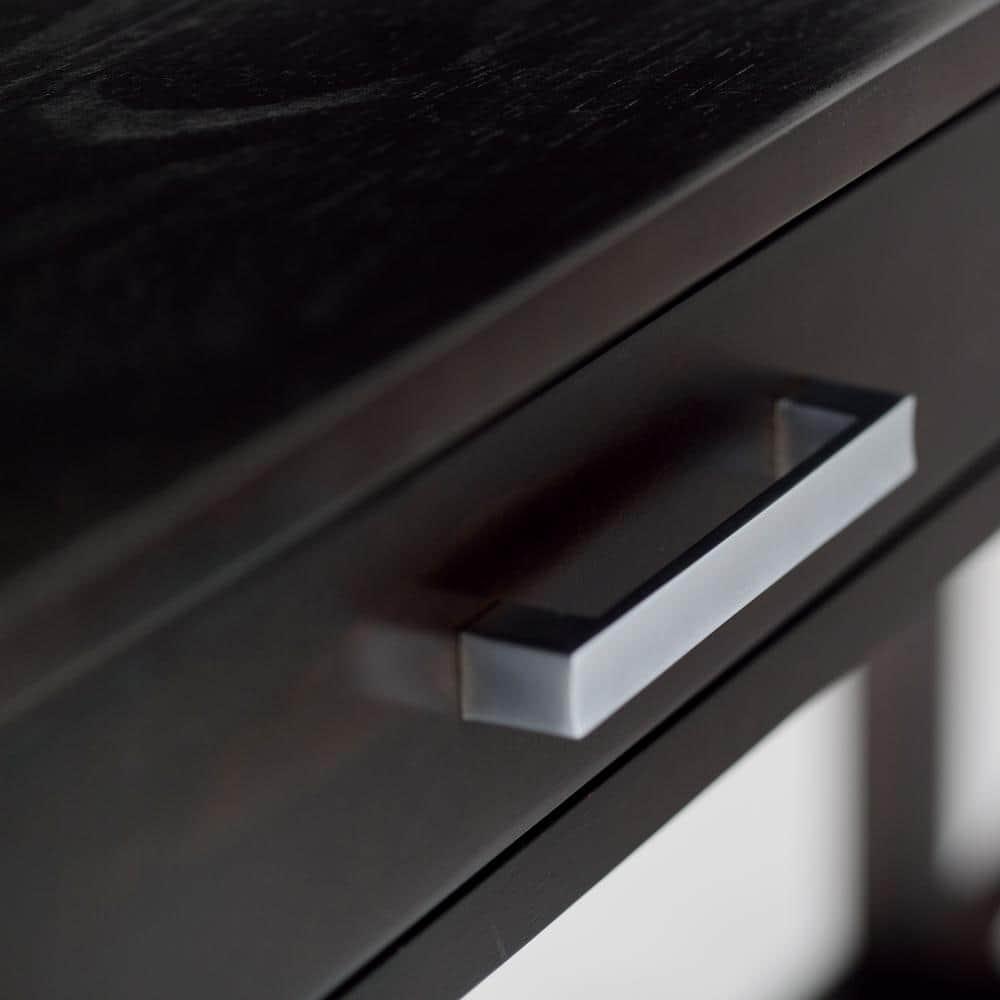 Simpli Home Kitchener 47"W Solid Wood Contemporary Storage Console Table with 2 Drawers and Bottom Storage Shelf