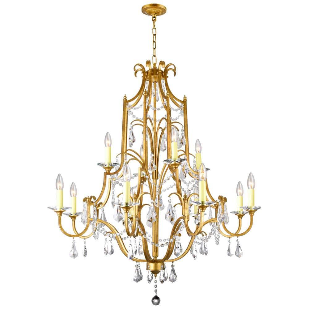 CWI Lighting Electra 12 Light Up Metal Chandelier in Oxidized Bronze