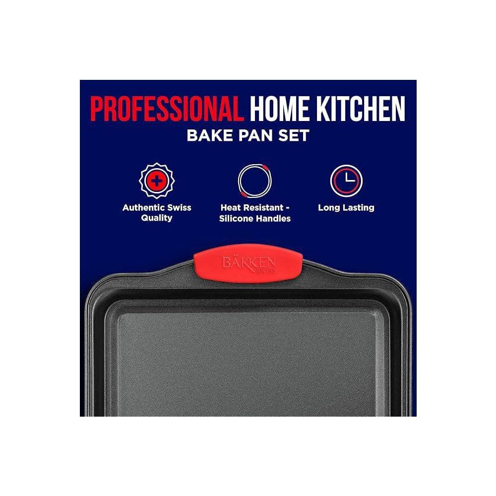 Lifemaster Lifemaster Non-Stick Steel 2 Piece Baking Sheet Set