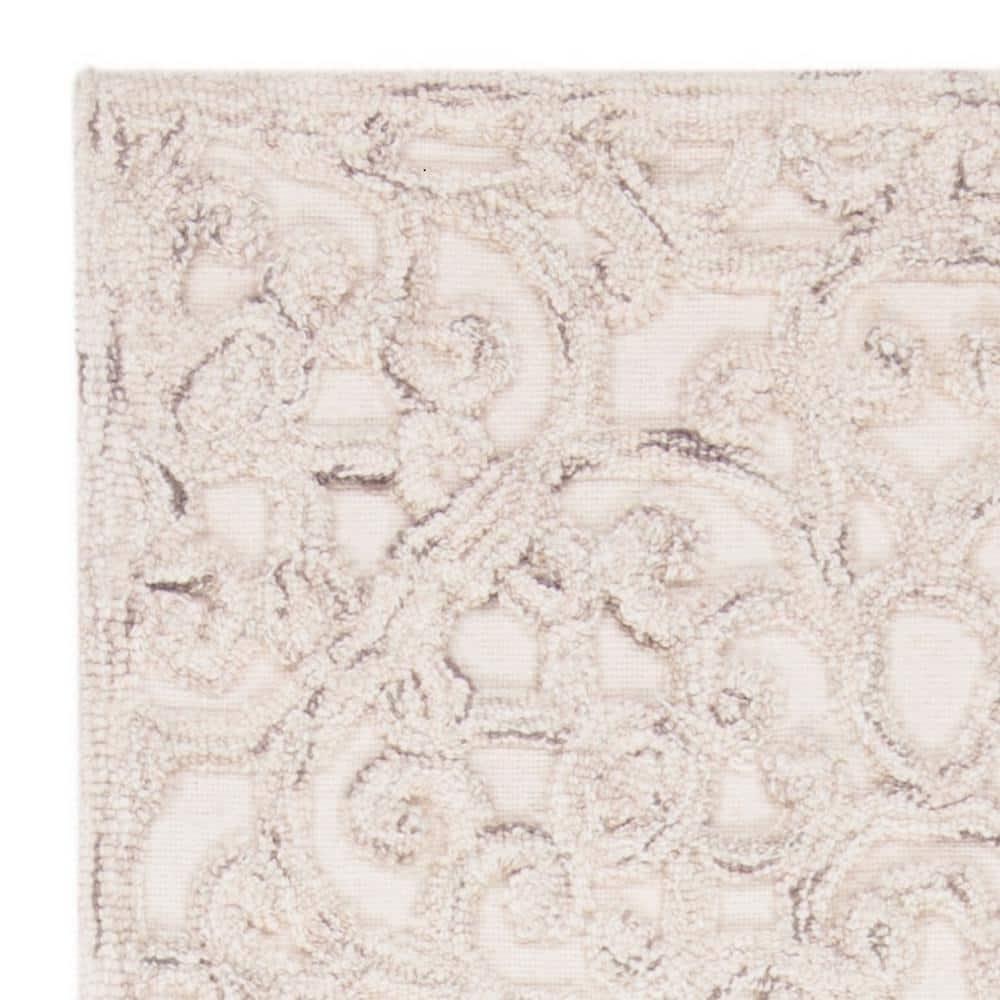 Trace TRC103 Hand Tufted Runner Rug - Camel/Ivory - 2'3"x8' - Safavieh.