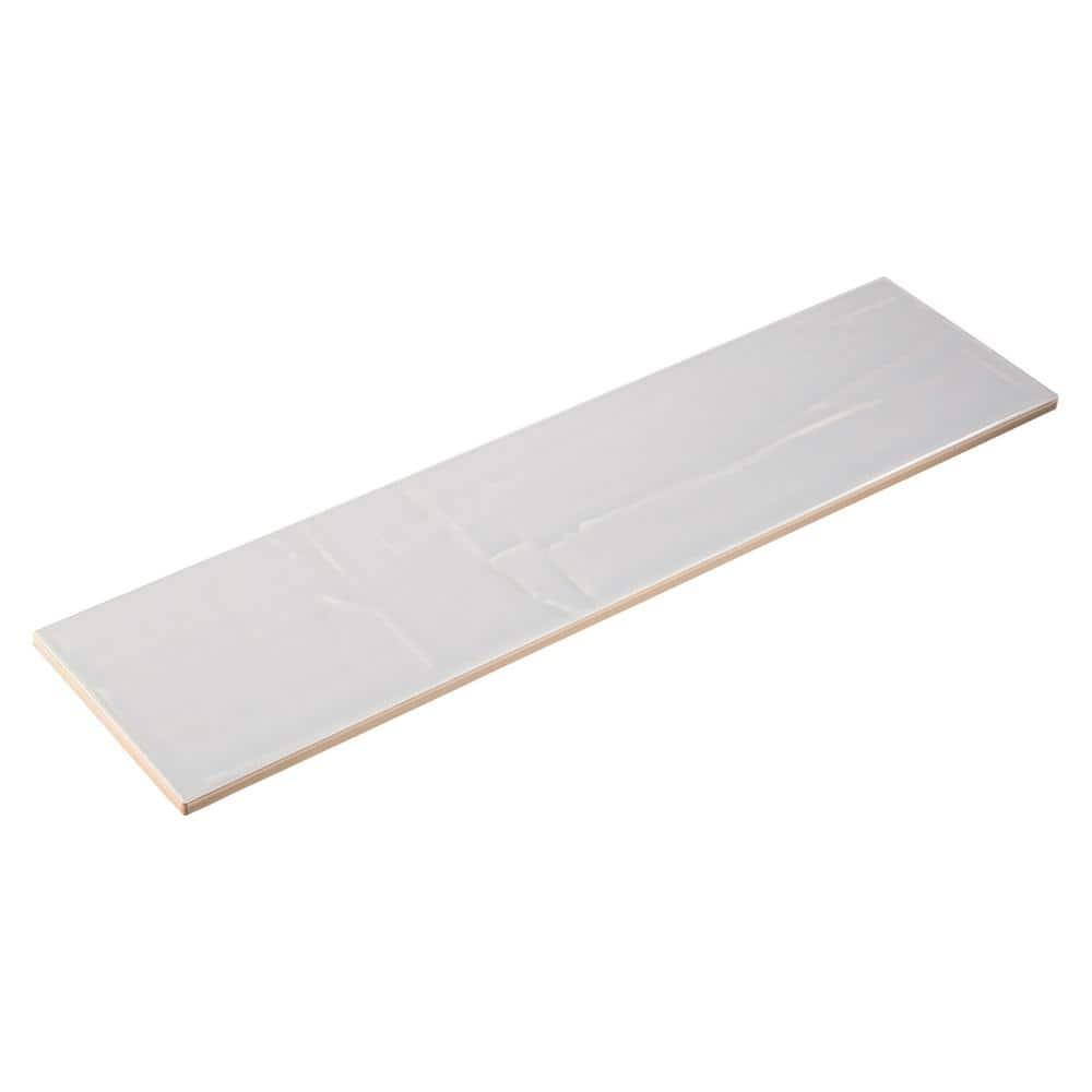 Andova Perfecto-Marvelli 4-in. x 16-in. Subway Textured Glossy Ceramic Wall Tile