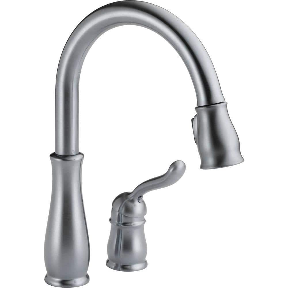 Leland Pull Down Sprayer Kitchen Sink Faucet, Single Handle Kitchen Faucet