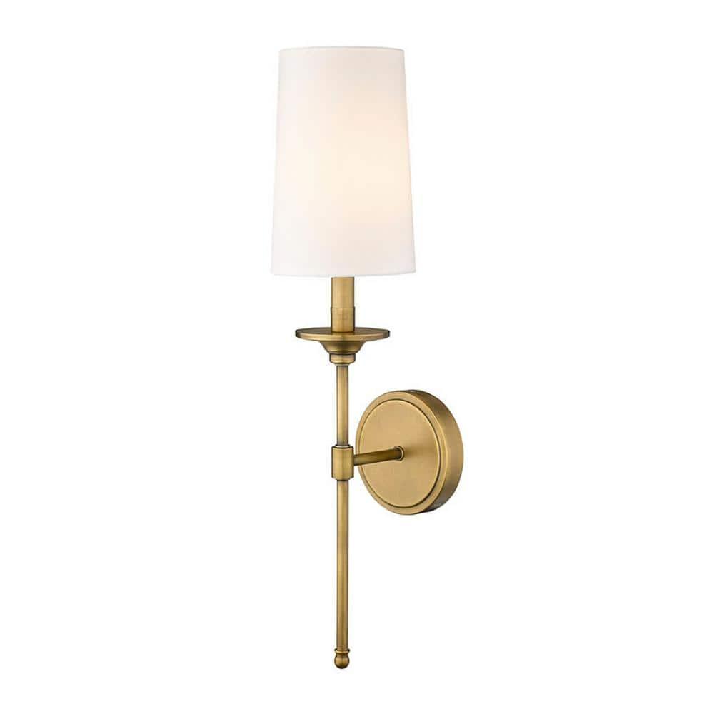 Z-Lite Emily 1 - Light Wall Light in  Rubbed Brass