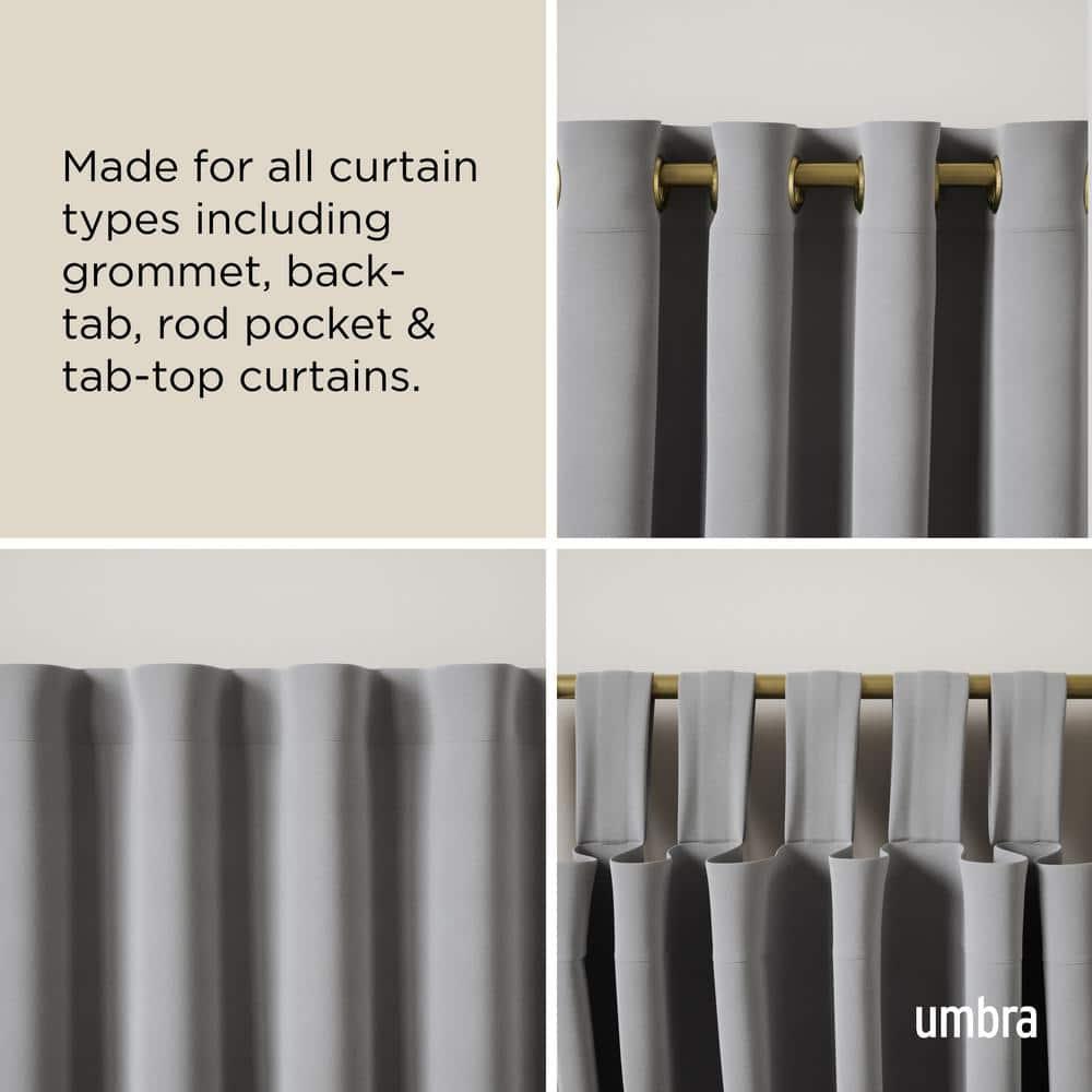 Umbra CAPPA Adjustable Single Steel Curtian Rod
