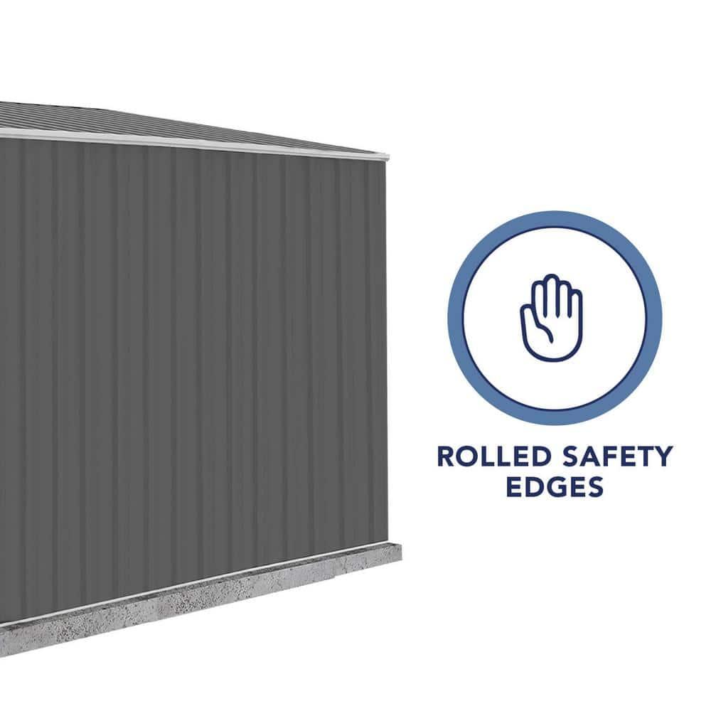 Absco Durango Galvanized Steel Storage Shed