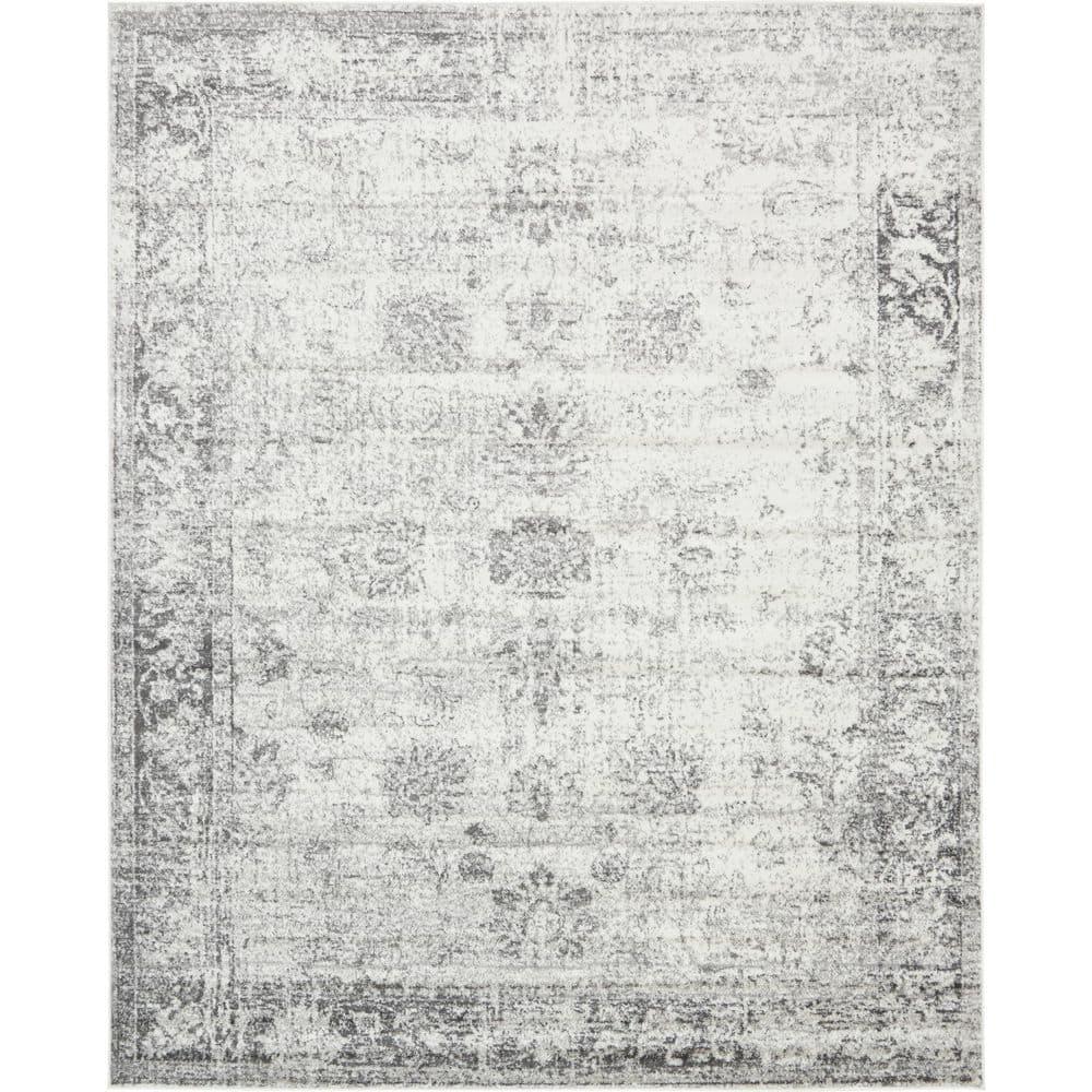 Unique Loom 8' 0 x 10' 0 Sofia Casino Gray Area Rug