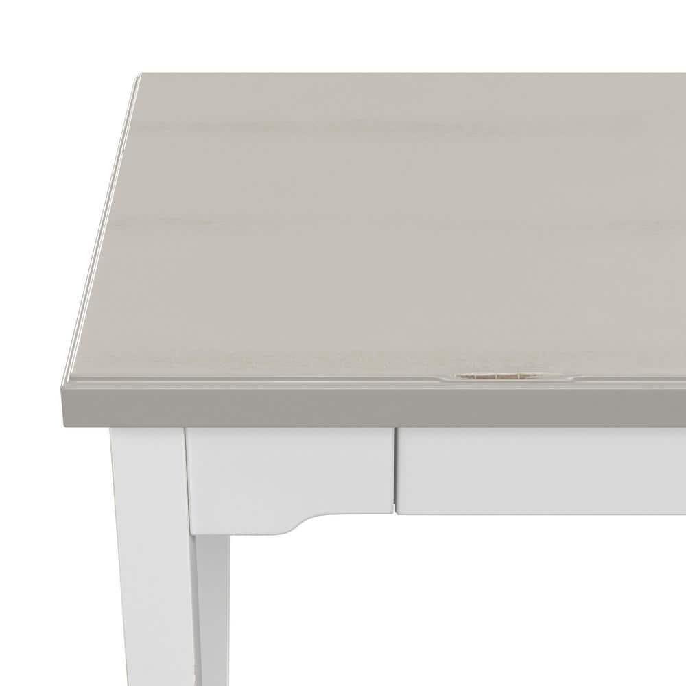 Hillsdale Furniture Clarion Wood Single Drawer Desk: Farmhouse Style, 75lb Capacity