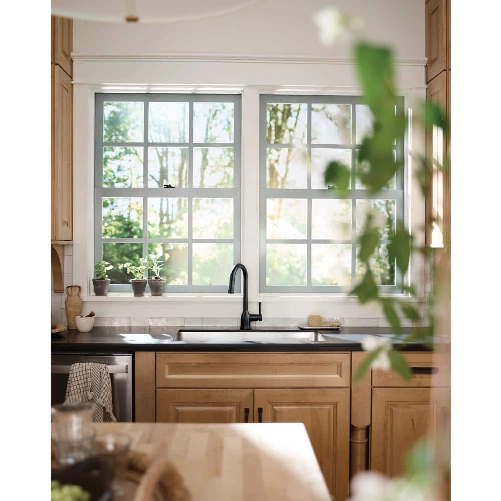 Adler Matte Black Touchless Pull-Down Kitchen Faucet