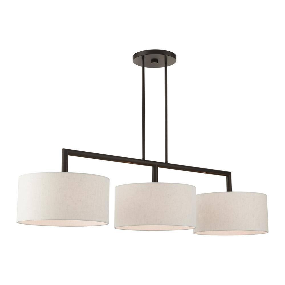 Livex Lighting Meridian 3 - Light Chandelier in  English Bronze