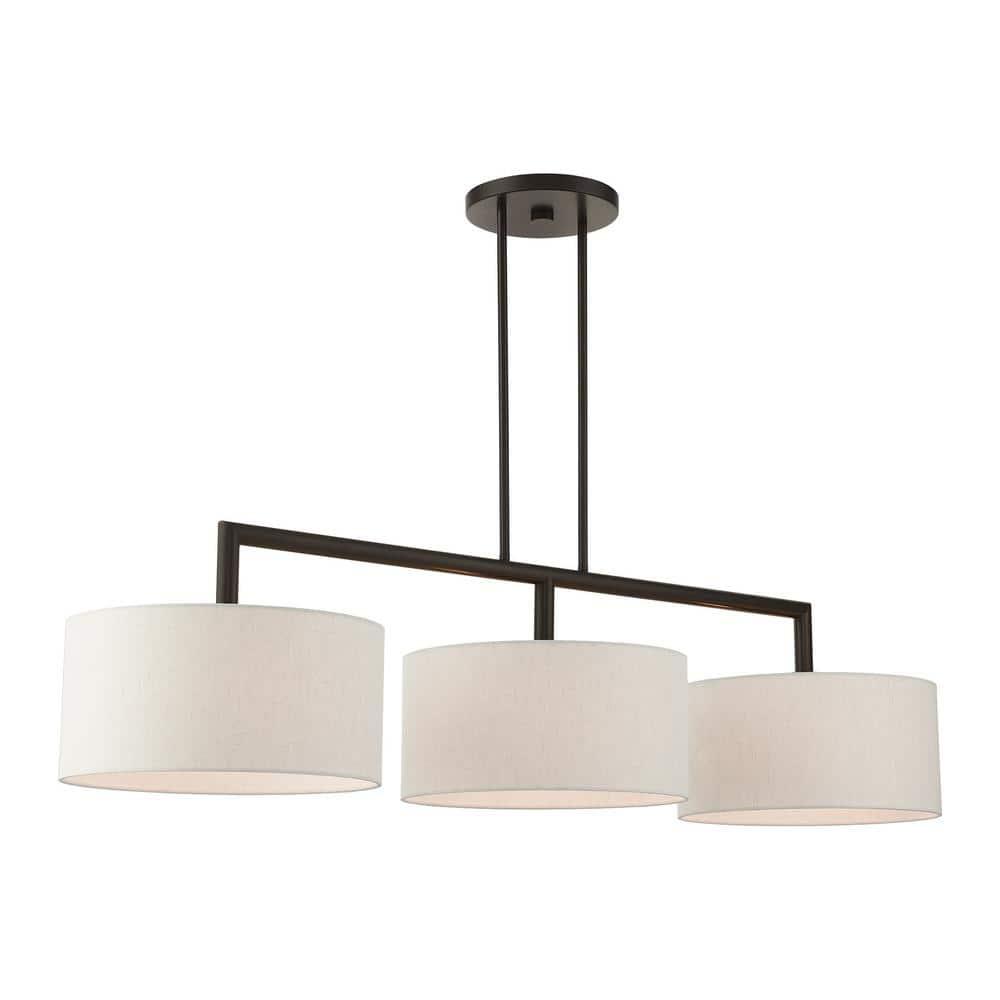 Livex Lighting Meridian 3 - Light Chandelier in  English Bronze