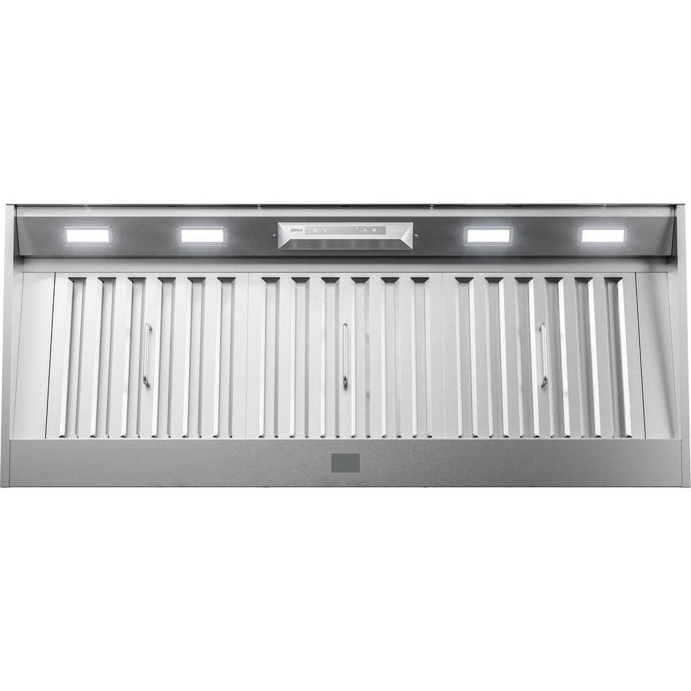 Zephyr Monsoon Connect 48" 700 CFM Insert Mount Range Hood with LED Light in Stainless Steel