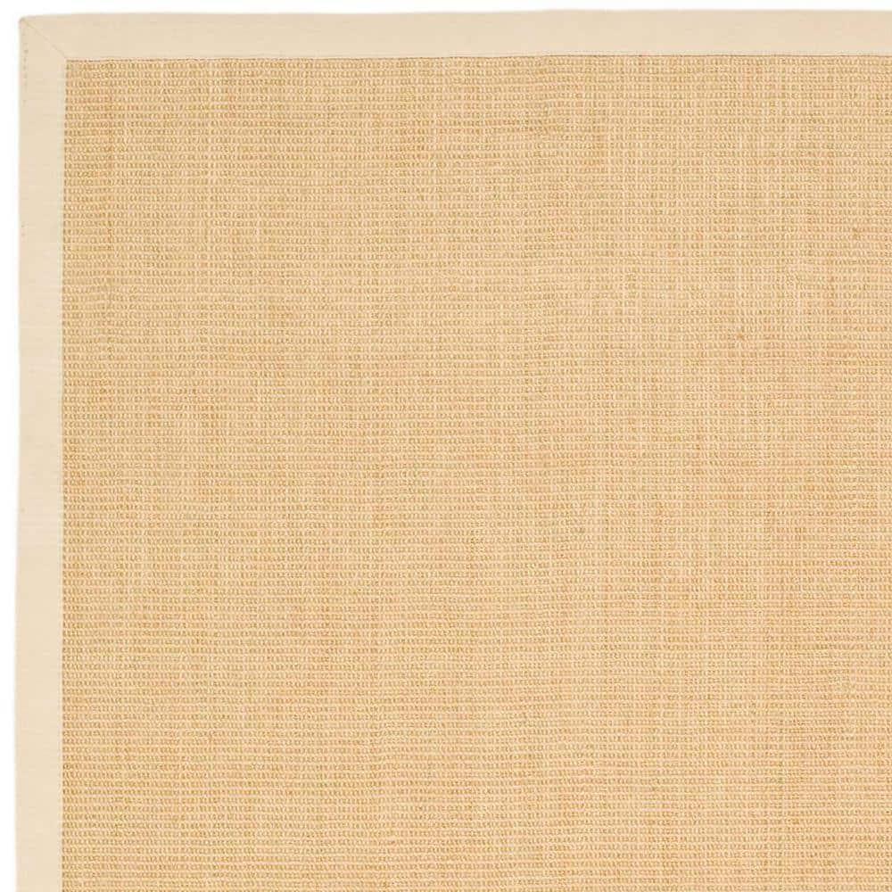 Natural Fiber NF441 Power Loomed Indoor Area Rug - Maize/Wheat - 5'x8' - Safavieh.