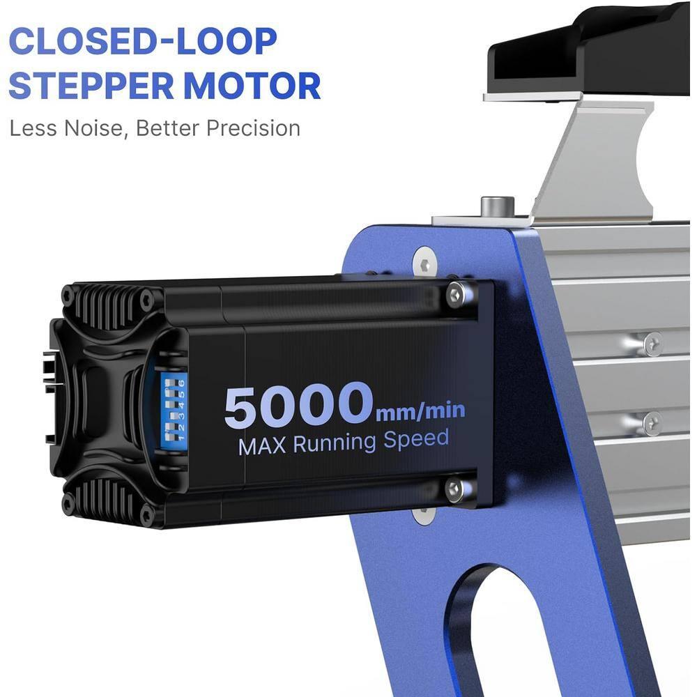 Genmitsu CNC Router Machine PROVerXL 4030 V2, Fast Speed for Wood Metal Acrylic PCB MDF, Upgrade 3 Axis Engraving Machine with Closed-Loop Motor and Ball Screw