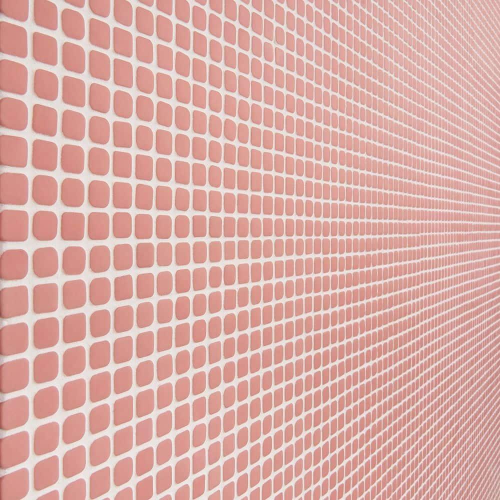 Vetro 11.96 In. X 11.96 In. Mini Square Frosted Glass Mosaic Floor And Wall Tile (13.44 Sq. Ft. / Case)