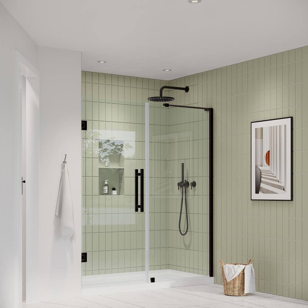 Ove Decors Endless Tampa-Pro 60" W x 72" H Alcove Frameless Shower Kit, Door, Panel, Base TP0180190