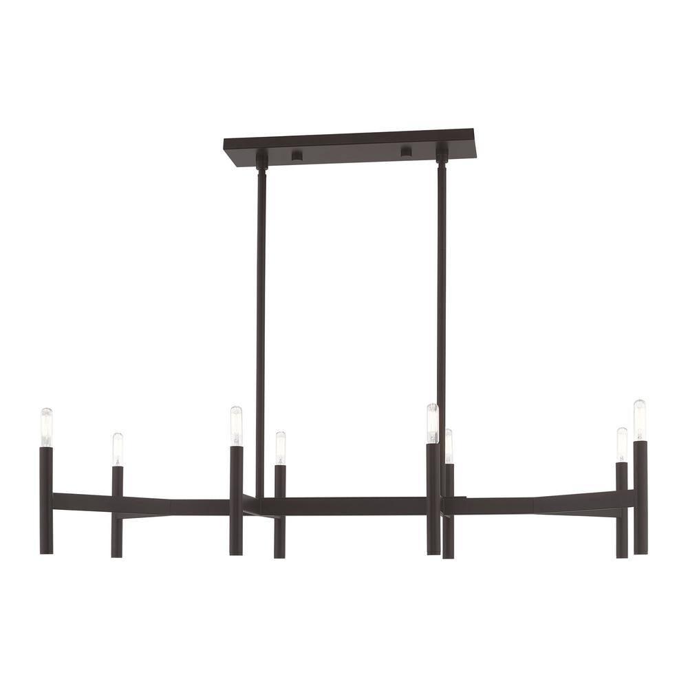 Livex Lighting Copenhagen 8 - Light Chandelier in  Bronze
