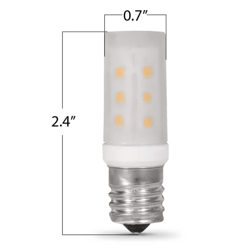 Feit Electric T8 E17 (Intermediate) LED Bulb Warm White 40 Watt Equivalence 1 pk