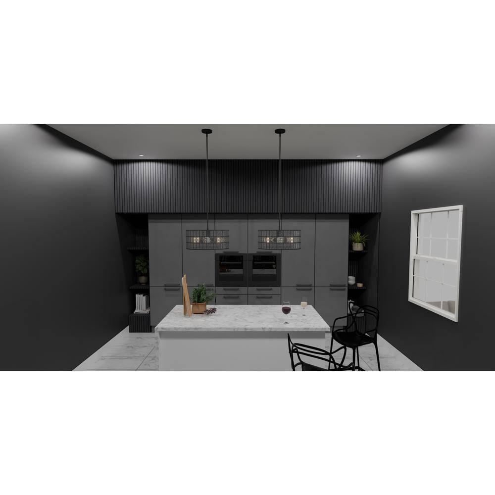 Quoizel Lighting Gibson 4 - Light Pendant in  Matte Black