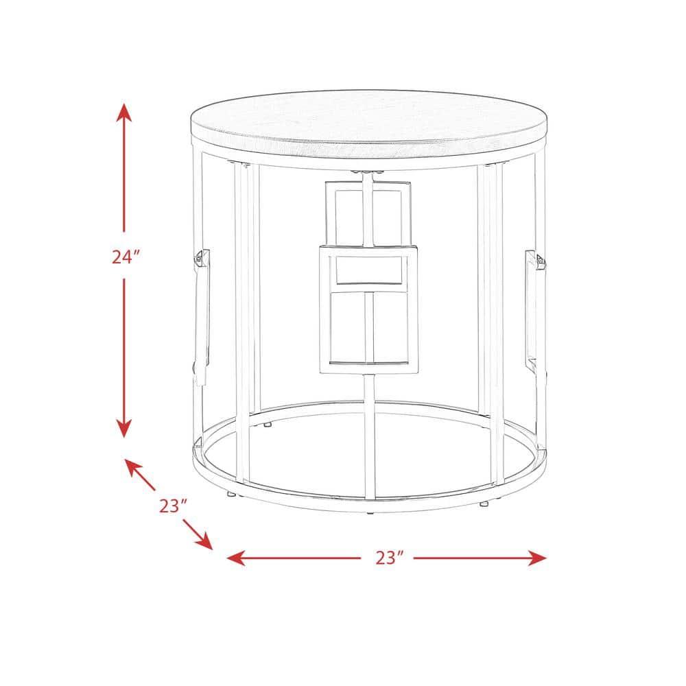 Picket House Furnishings Kendall Round End Table