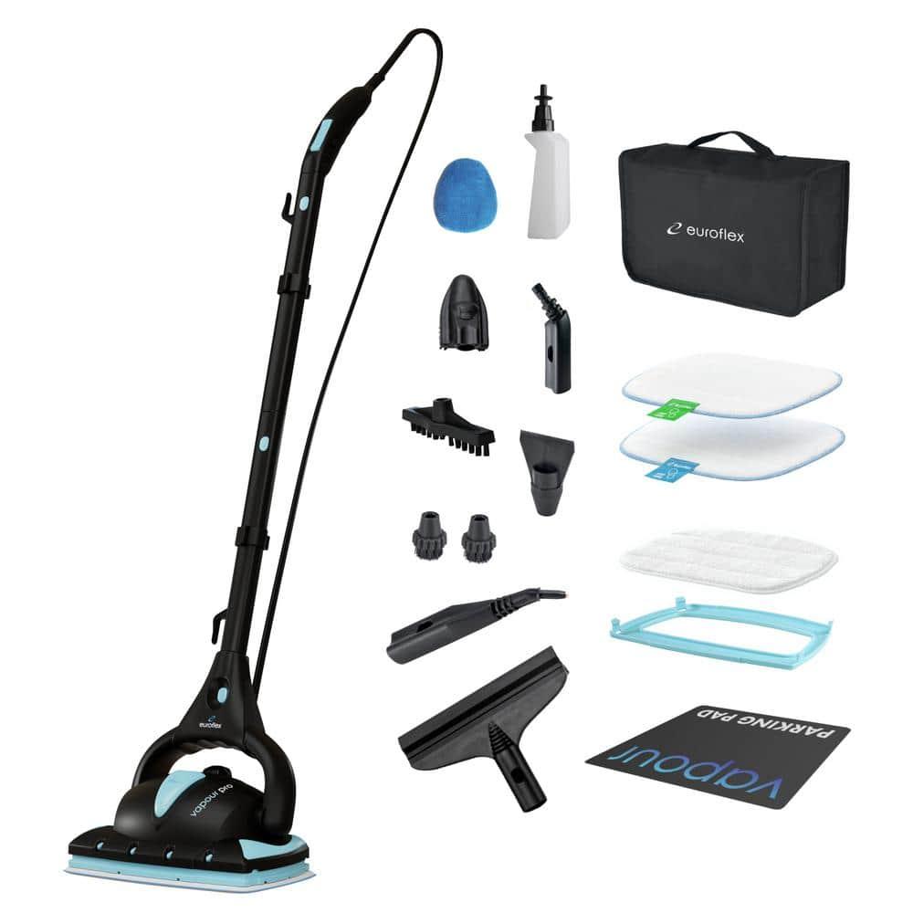Euroflex Vapour Pro 20-Piece All-in-One Steam Mop with Built-In Portable Steam Cleaner (M4S)