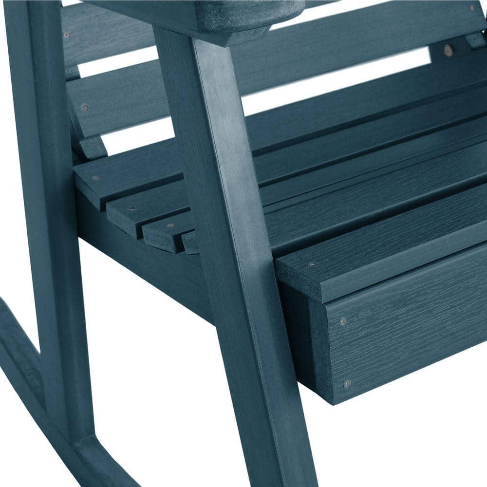 Weatherly Rocking Patio Chair Nantucket Blue - highwood