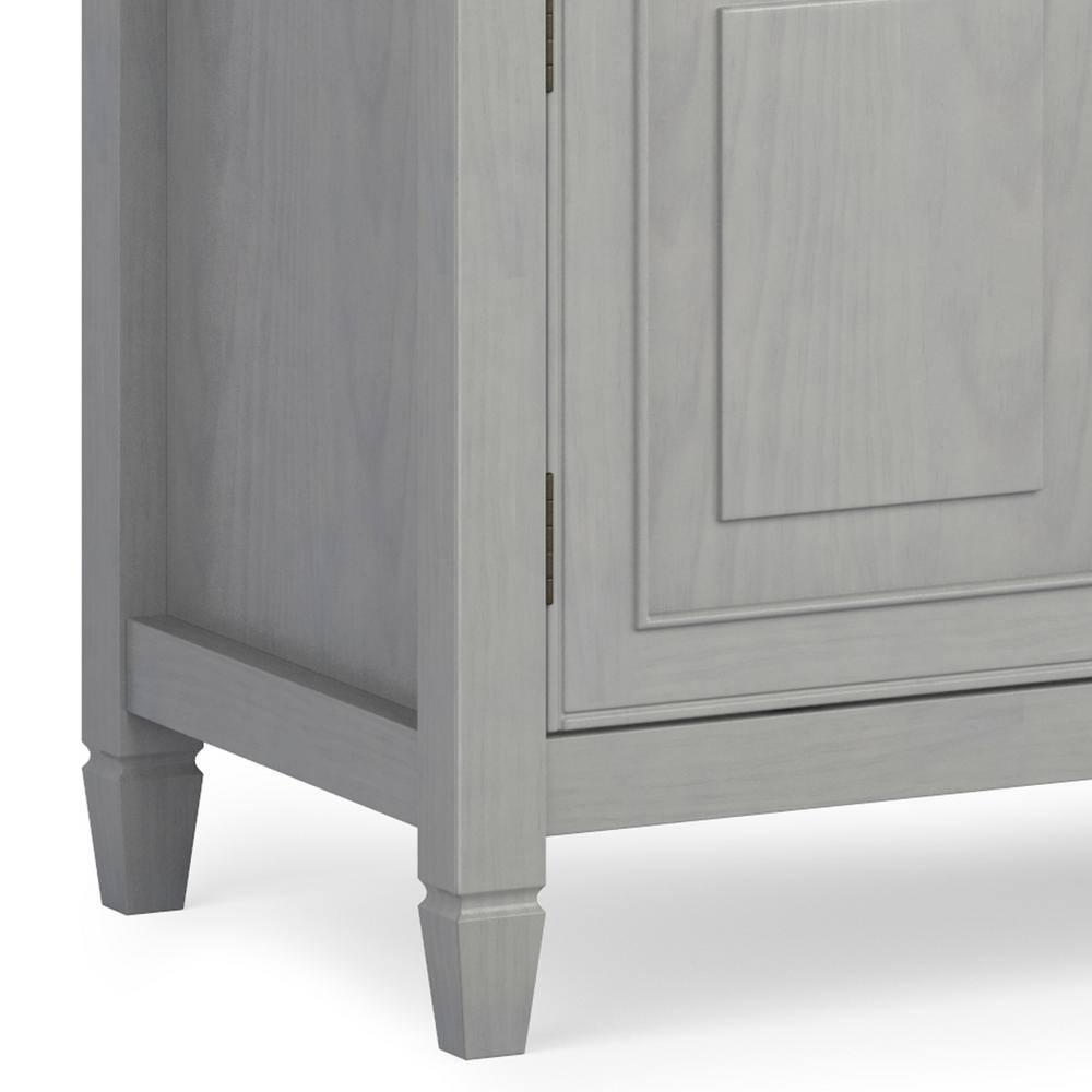 Simpli Home Connaught SOLID WOOD 72 inch Wide TV Stand For TVs up to 80 inches