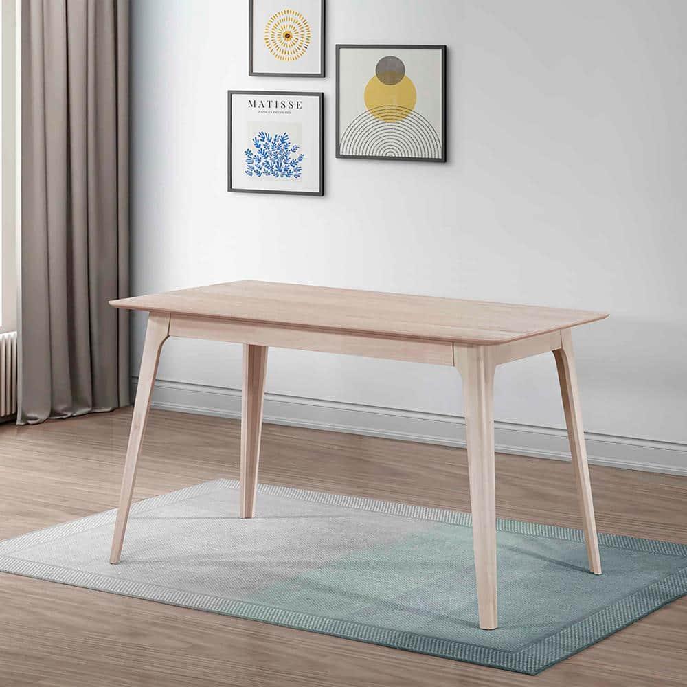 New Classic Furniture,Oscar Wood Counter Dining Table in White Ash