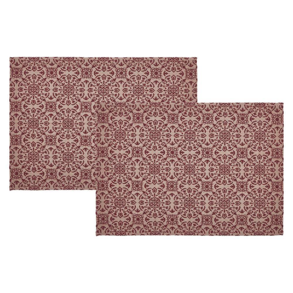 VHC Brands Custom House Geometric Rectangle Placemat (Set of 2)