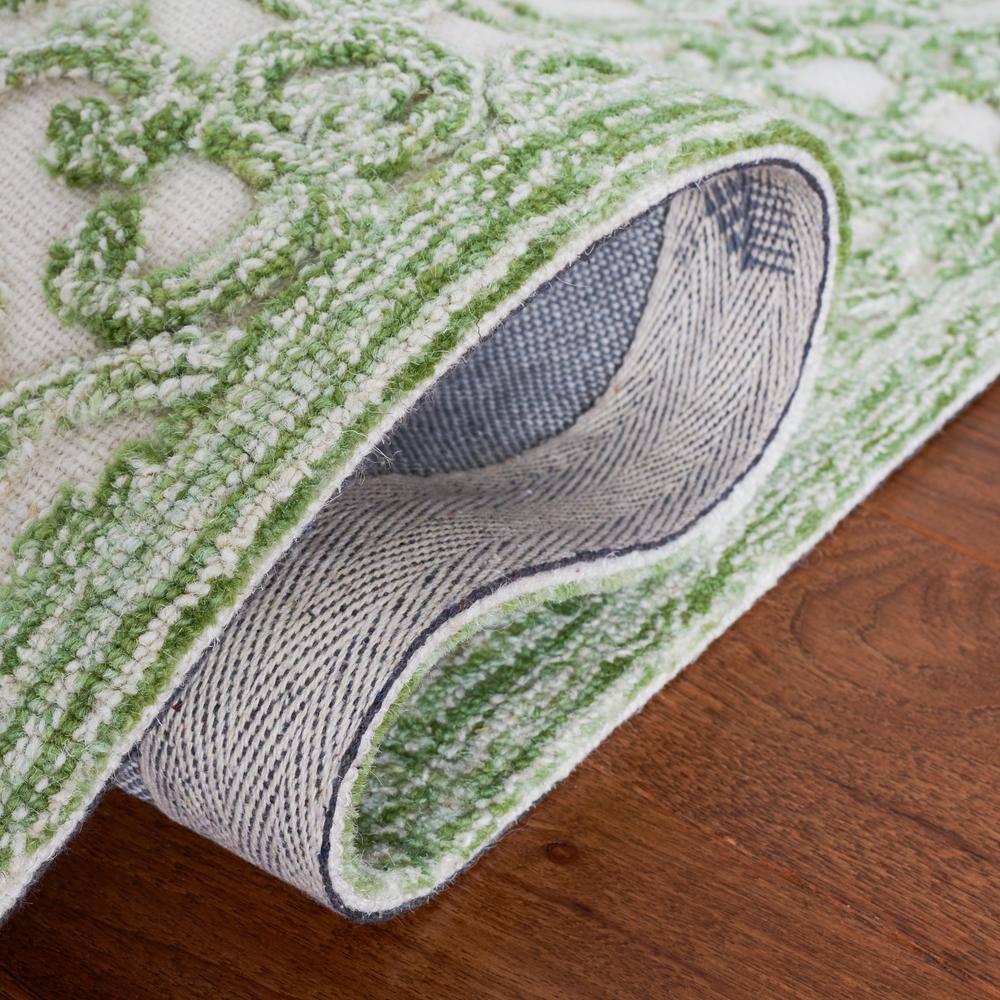 Trace TRC103 Hand Tufted Area Rug - Ivory/Green - 5'x8' - Safavieh.