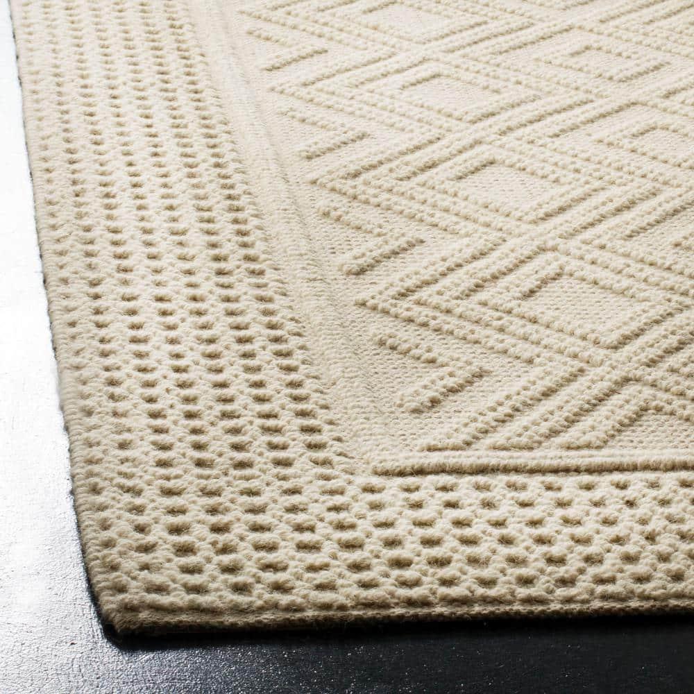Vermont VRM212 Hand Woven Indoor Runner Rug - Ivory - 2'3"x14' - Safavieh