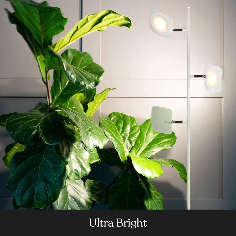 Brightech Tree Modern Dimmable (Includes LED Light Bulb) Tree Floor Lamp Matte White
