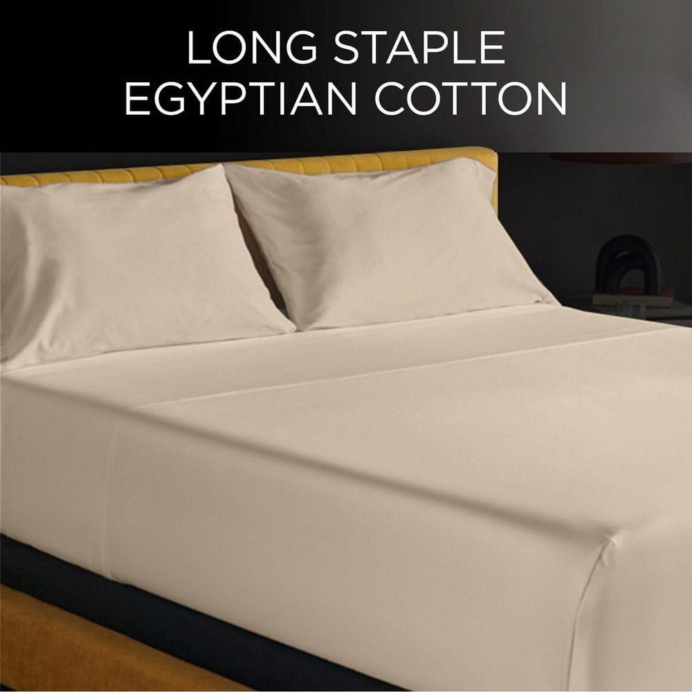 Tempur-Pedic Tempur Luxe Egyptian Cotton Sheet Set Sandstone - Adult, Queen