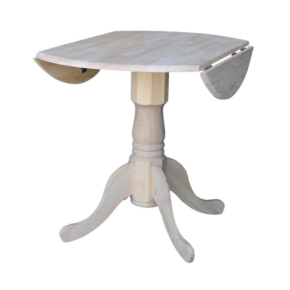 International Concepts Dual Drop Leaf Table - 36", Unfinished