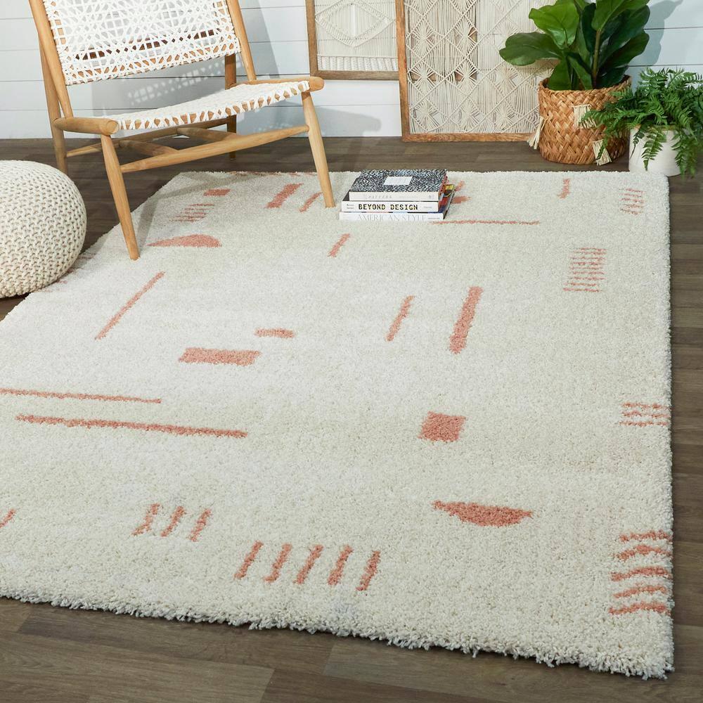 Morin White/Pink Rug