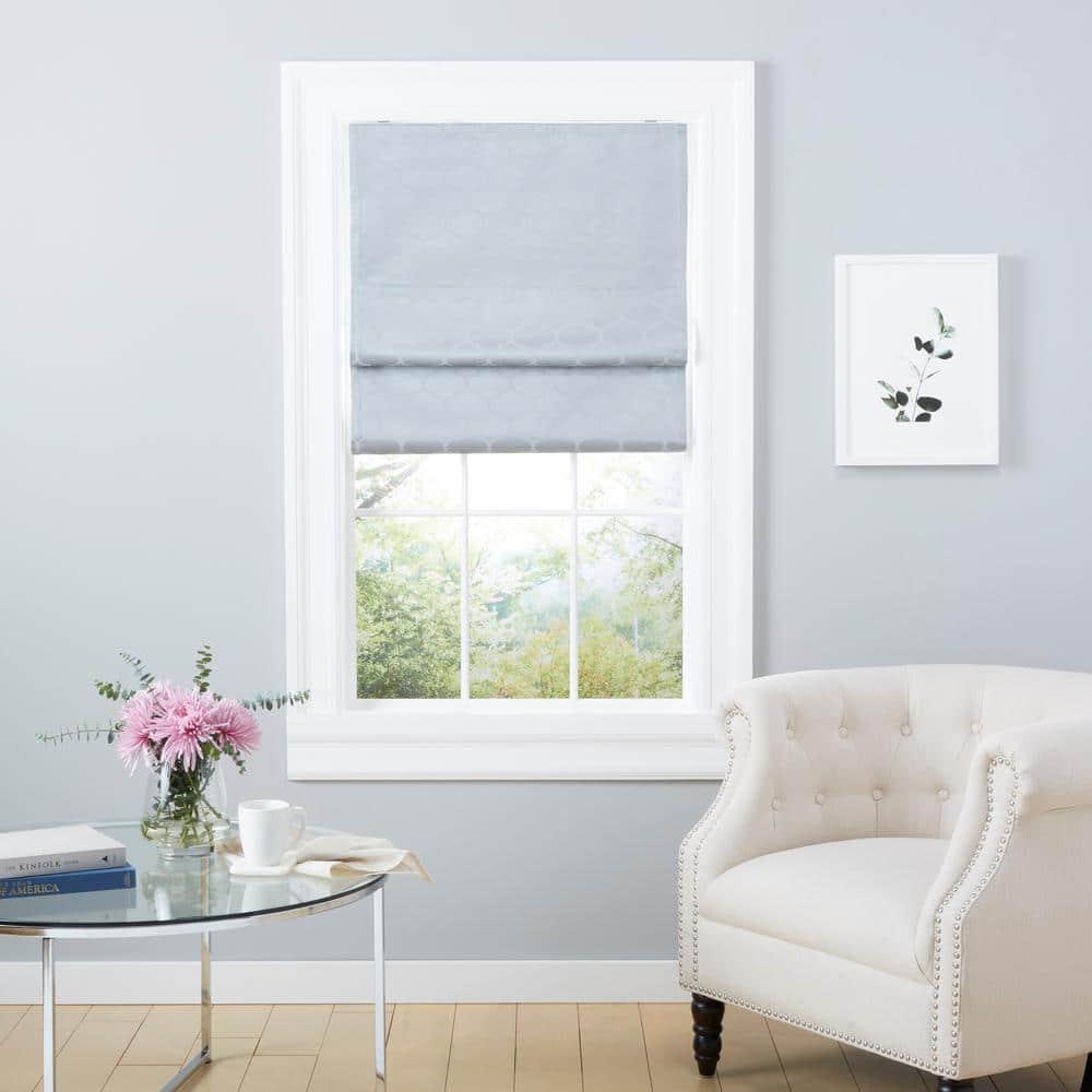 Amalgamated Textiles Montague Trellis Blackout Roman Shade