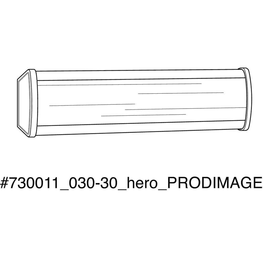 Progress Lighting, Wrap and Strip Collection, 1-Light, LED Flush Mount, White, Acrylic Shade, Steel, Damp Rated