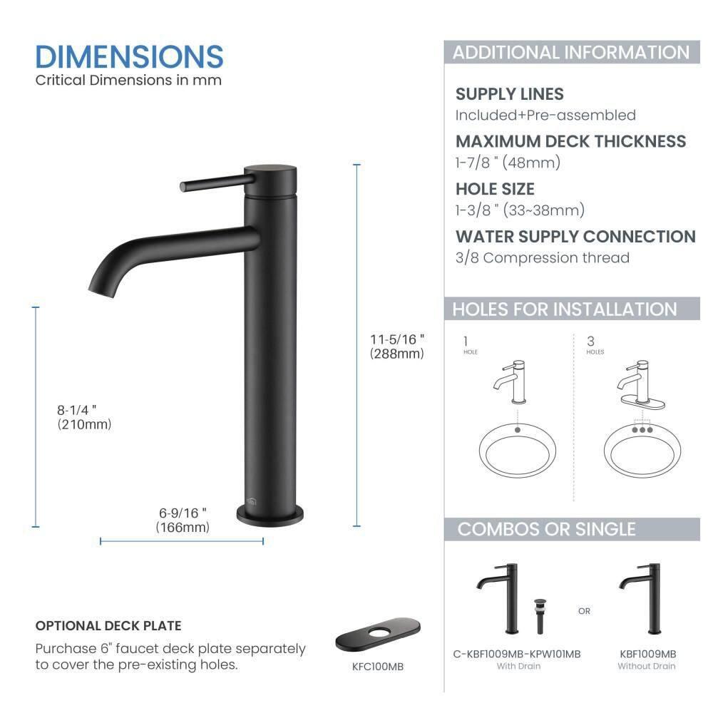 Circular Vessel Sink Faucet Single-handle Bathroom Faucet