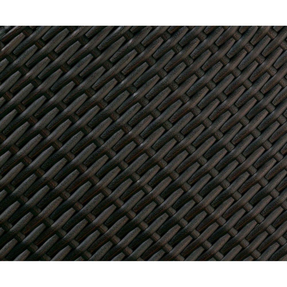 Hanover Strathmere Wicker and Steel Outdoor Patio Lounge Chair, Cilantro Green