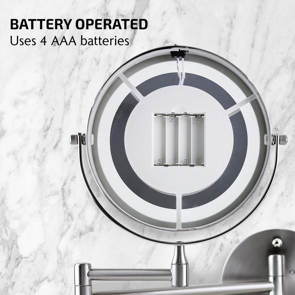 Ovente Concave LED Wall Mirror