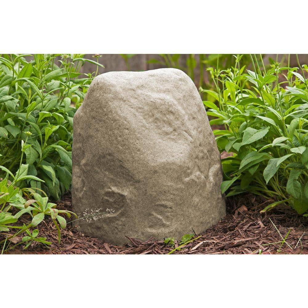 14" Resin Small River Rock Statuary - Sand - Emsco