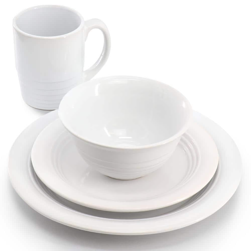 Martha Stewart Martha Stewart 32-Piece Combo Set Stoneware Dinnerware Set - Service for 4