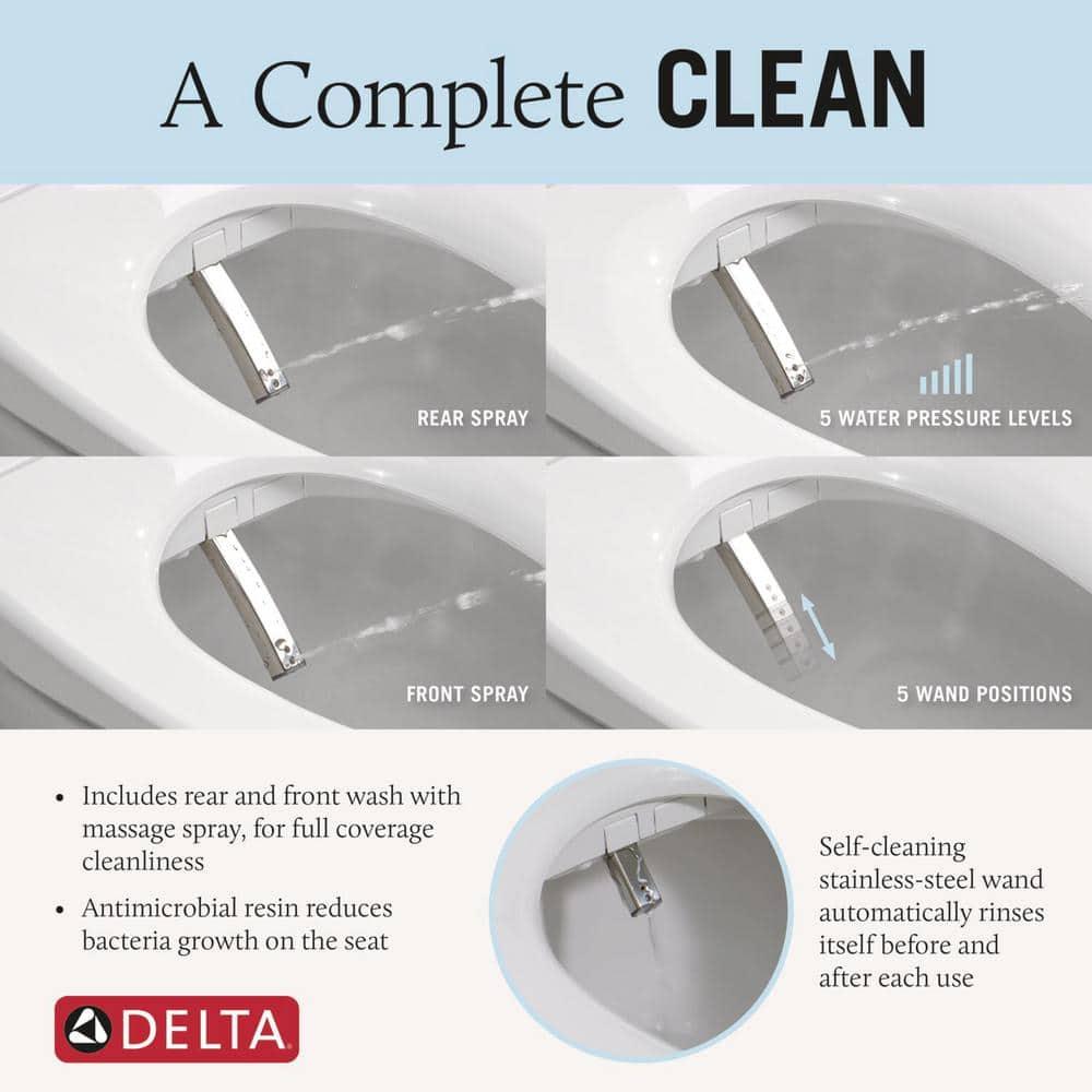 Refresh Elongated Electric Bidet Toilet Seat