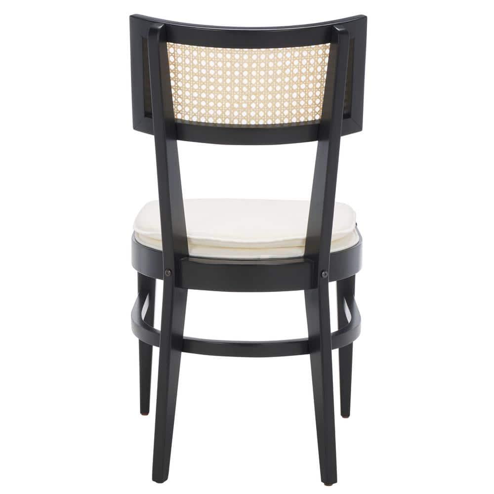 Galway Cane Dining Chair - DCH1007 - Black/Natural - Safavieh