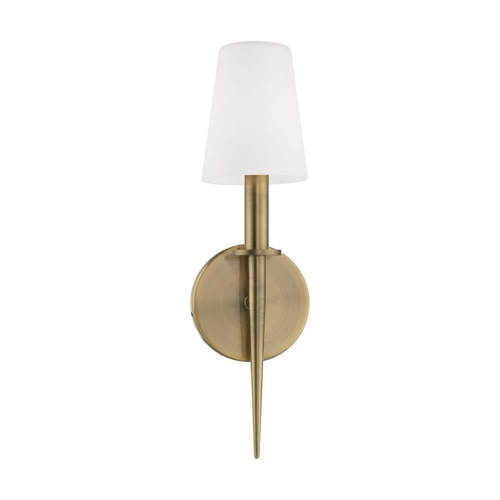 Livex Lighting Witten 1 - Light Wall Light in  Antique Brass