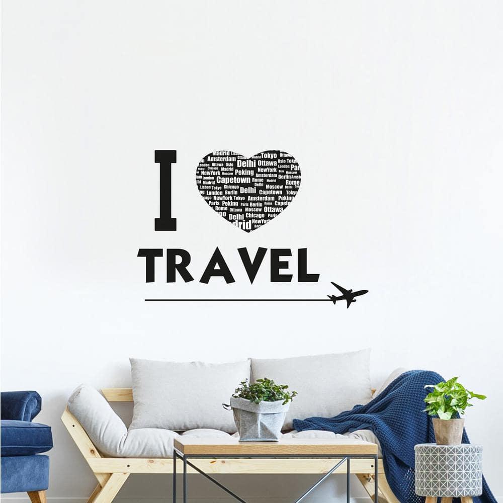 Home Decor Line Travel Wall Quote