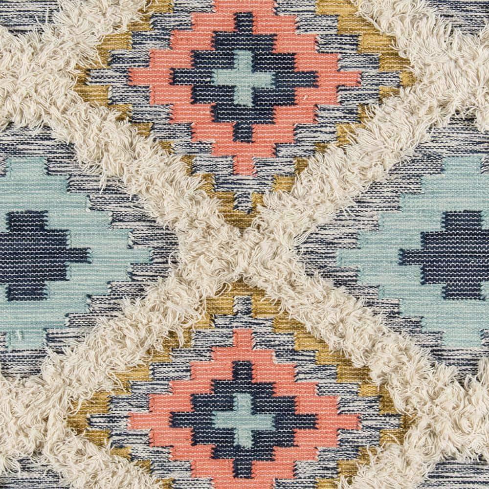 Novogratz by Momeni Indio Templin Wool Hand Made Multi Area Rug 2' X 3'